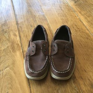 Brown Leather Sperry Boat shoes